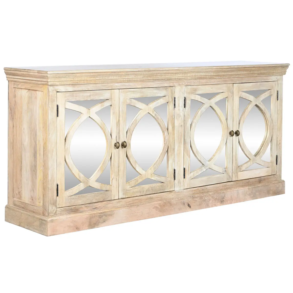 Credenza Home ESPRIT Bianco Naturale 200 x 45 x 90 cm