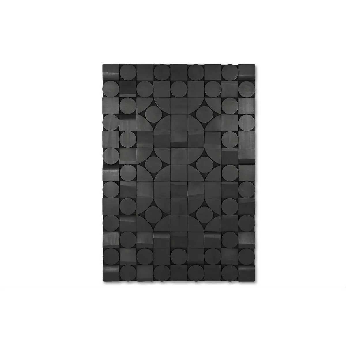 Decorazione da Parete Home ESPRIT Nero Astratto Moderno 81 x 3,8 x 117 cm