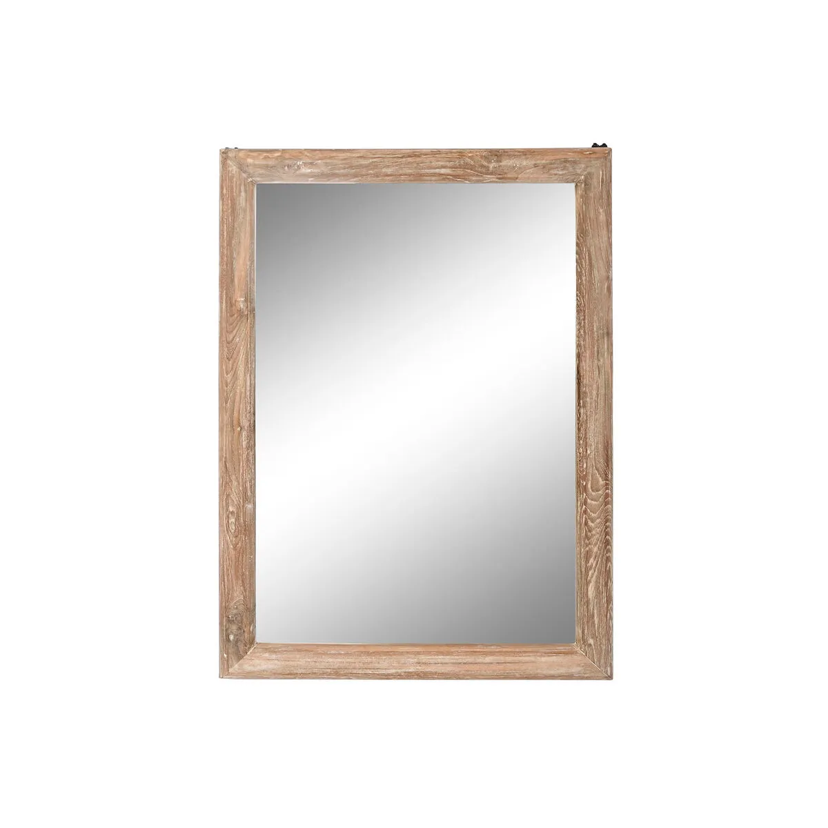 Specchio da parete Home ESPRIT Naturale Teca Legno Riciclato Alpino 53 x 4 x 76 cm