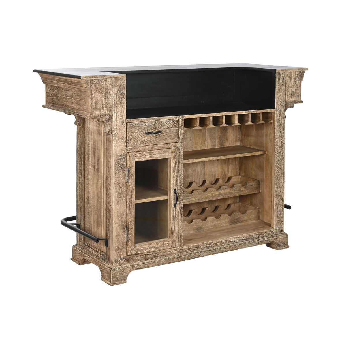 Mobile Home ESPRIT BAR Metallo Legno di mango 152 x 61 x 107 cm