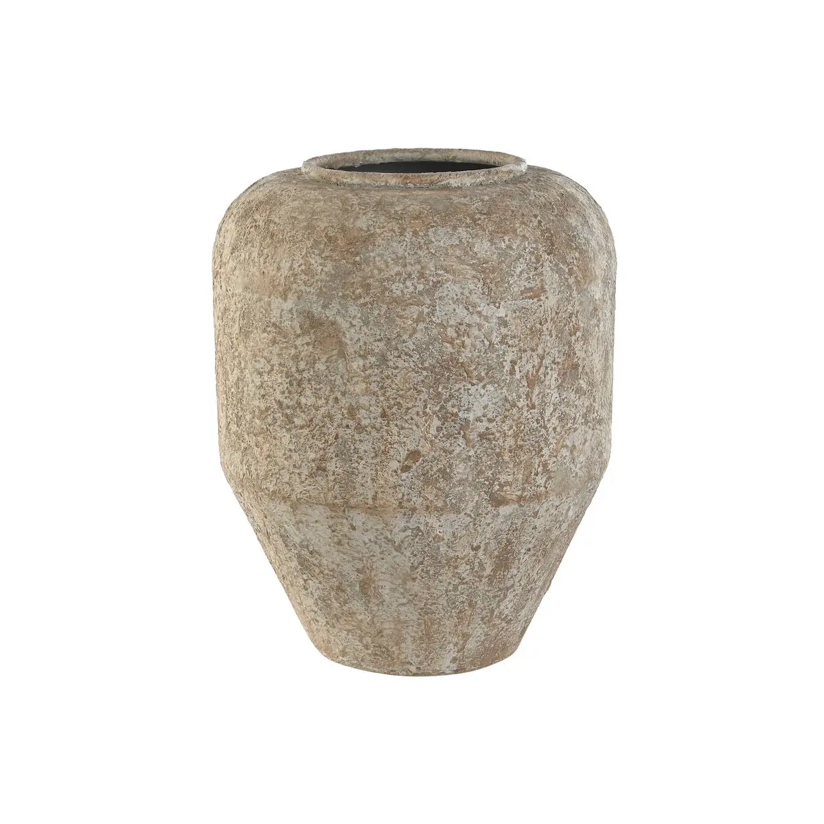 Vaso Home ESPRIT Bianco Metallo 31,5 x 31,5 x 38,5 cm