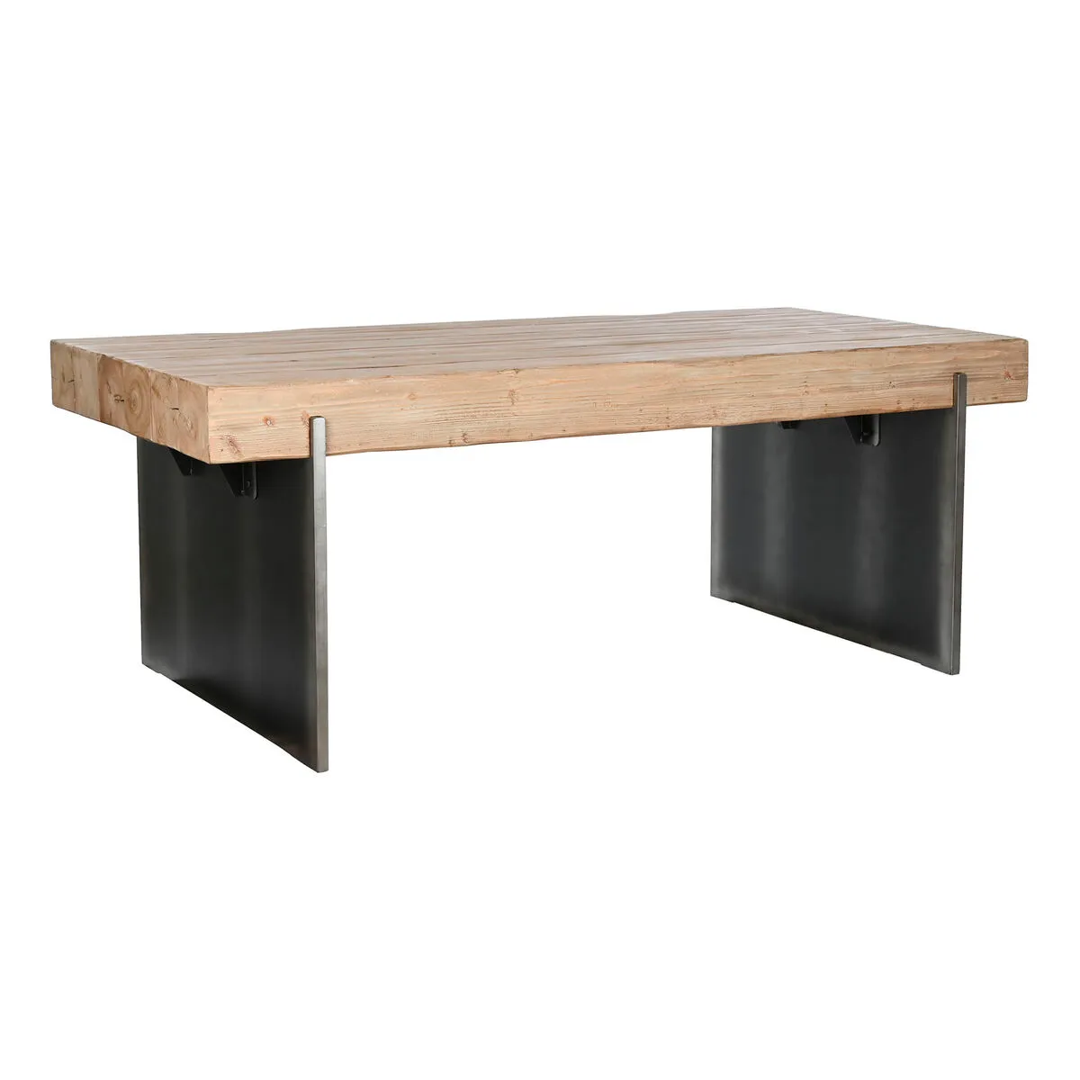 Tavolo da Pranzo Home ESPRIT Naturale Abete Legno MDF 200 x 94 x 76 cm