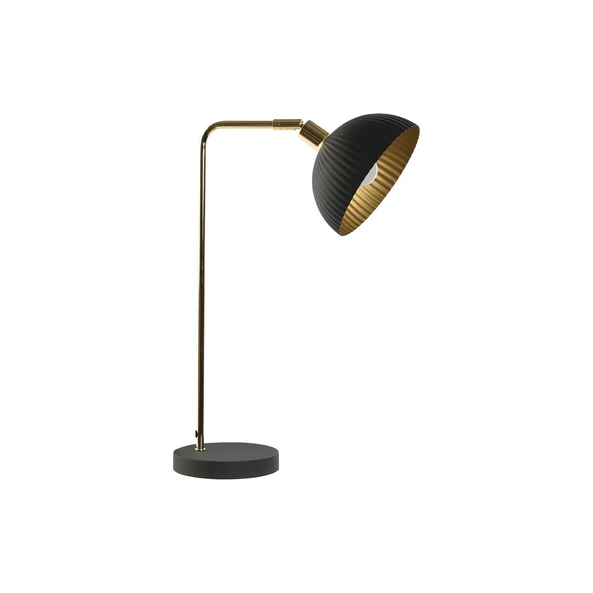 Lampada da tavolo Home ESPRIT Nero Dorato Metallo 25 W 220 V 27 x 16 x 50 cm