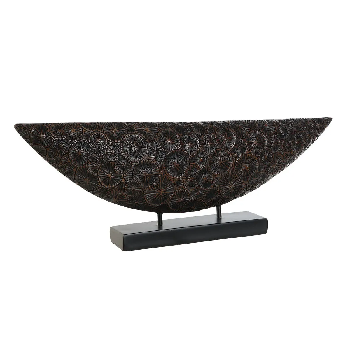 Statua Decorativa Home ESPRIT Marrone Nero Coloniale 66 x 8 x 23 cm