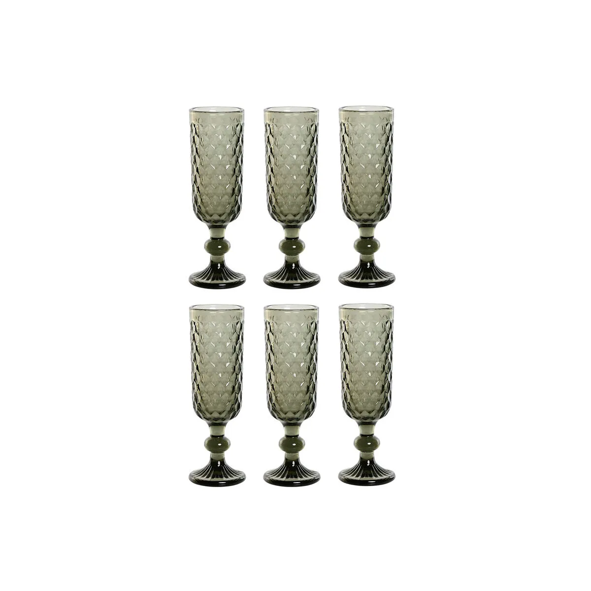 Set di Bicchieri Home ESPRIT Cristallo 150 ml (6 Unità)