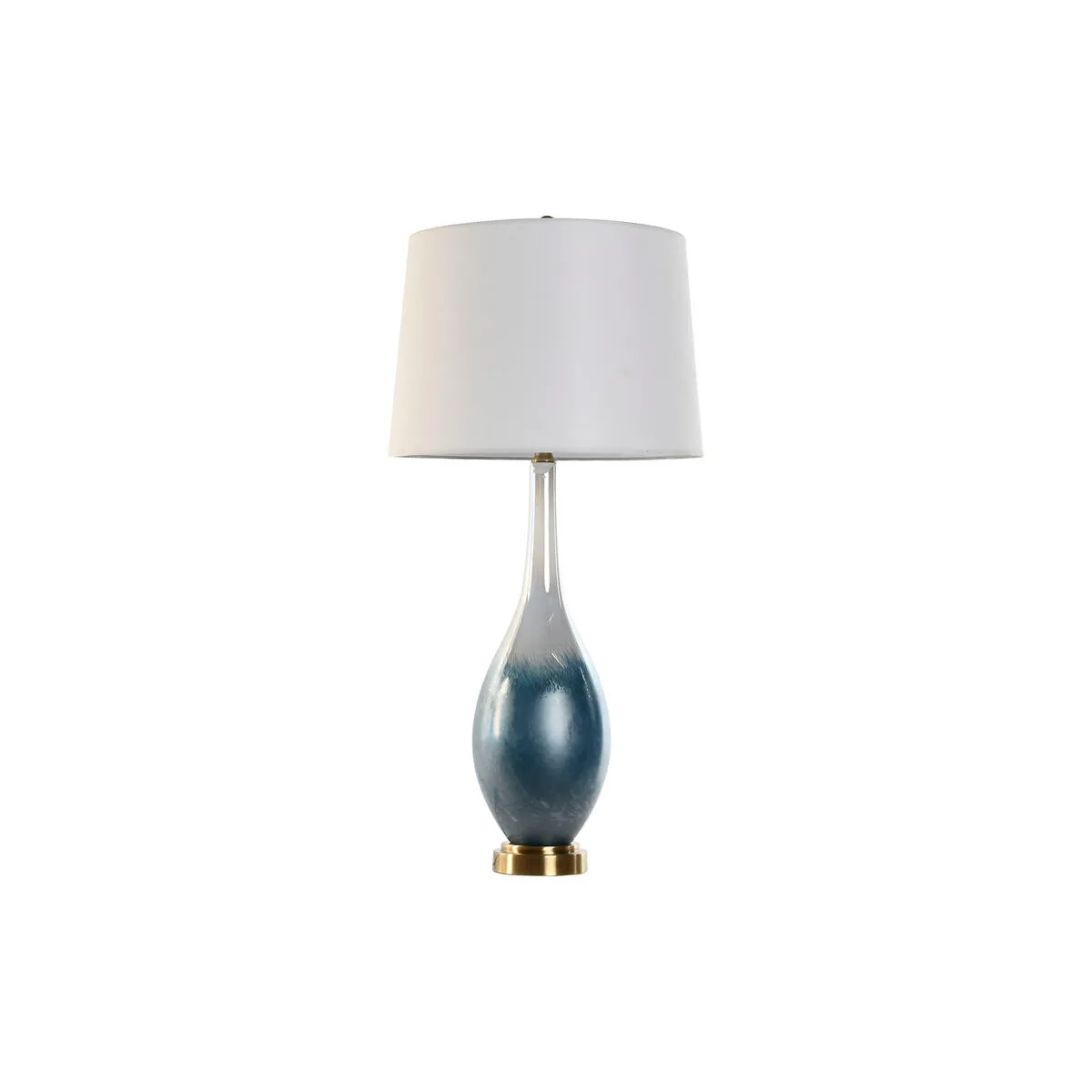 Lampada da tavolo Home ESPRIT Azzurro Bicolore Cristallo 50 W 220 V 40 x 40 x 84 cm