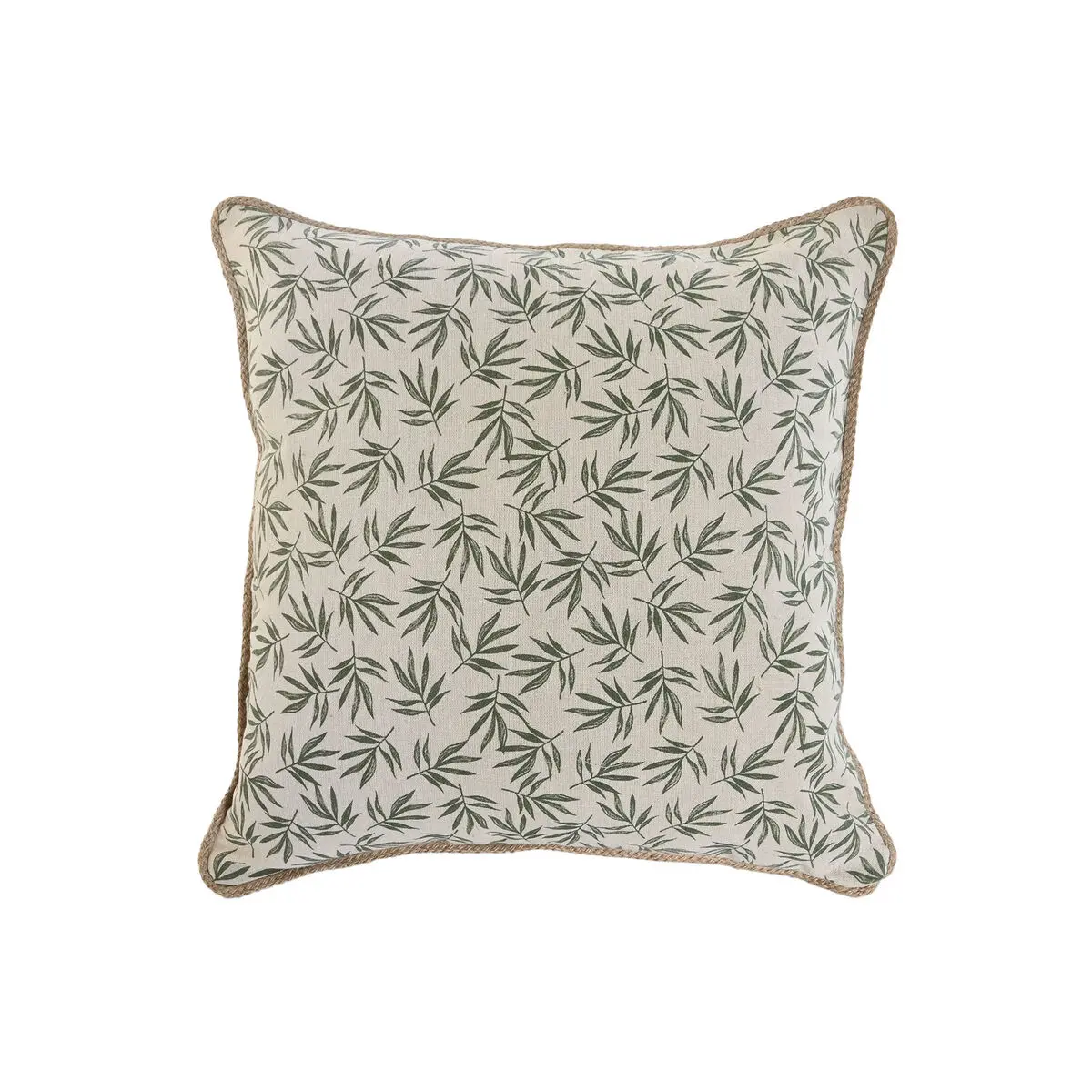 Cuscino Home ESPRIT Verde Beige Boho 45 x 5 x 45 cm