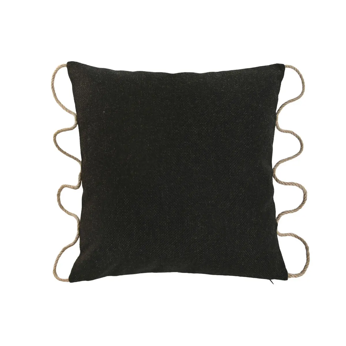 Cuscino Home ESPRIT Nero 45 x 15 x 45 cm