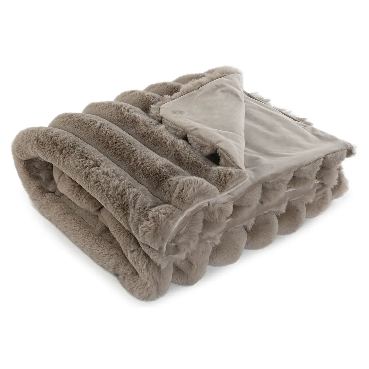 Coperta Home ESPRIT Beige 130 x 170 cm