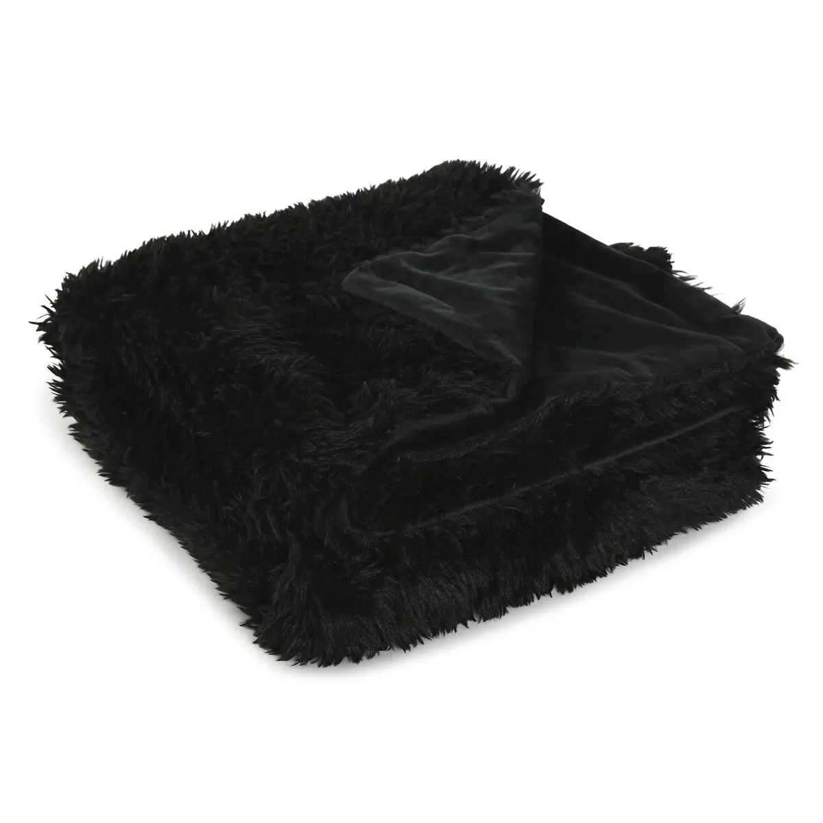 Coperta Home ESPRIT Nero 130 x 170 cm