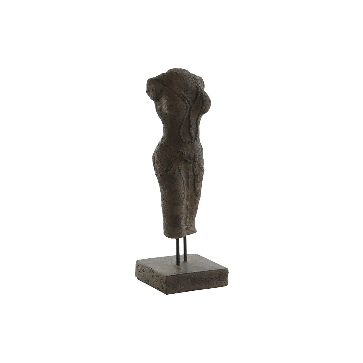 Statua Decorativa Home ESPRIT Grigio scuro 20 x 20 x 60 cm