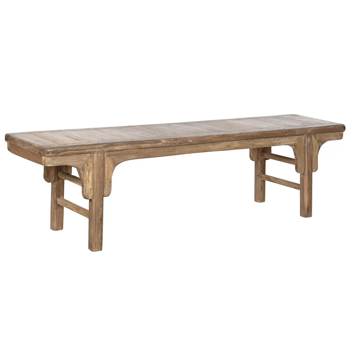 Panca Home ESPRIT Naturale Marrone scuro teak 183 x 41 x 48 cm