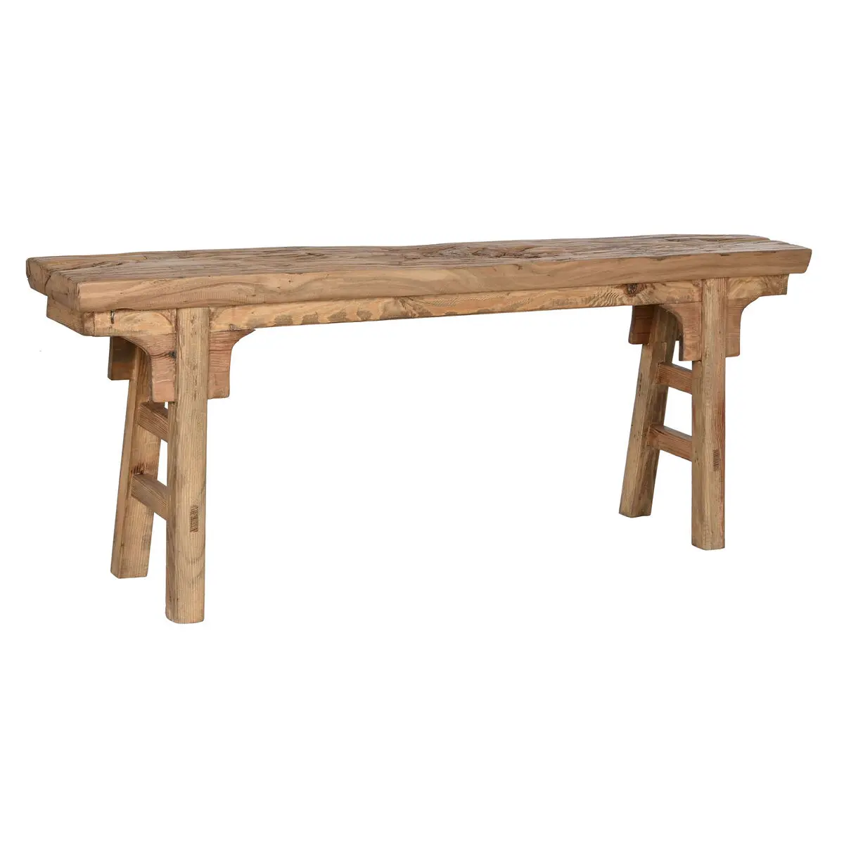 Panca Home ESPRIT Naturale Legno di olmo 137 x 19 x 52 cm