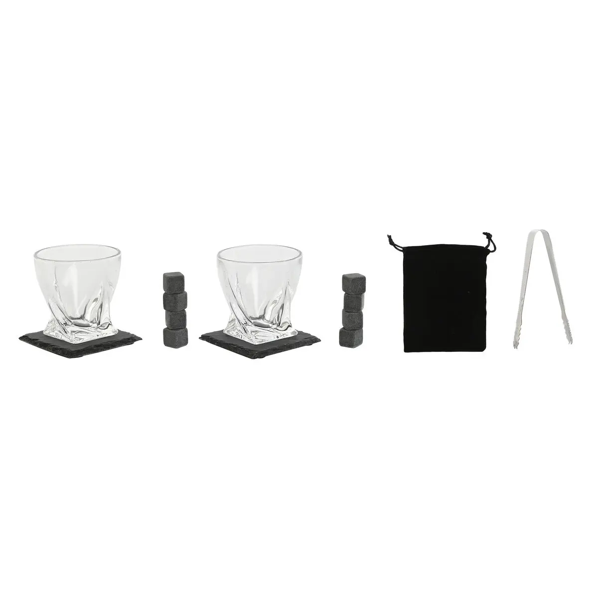 Set whisky Home ESPRIT Marrone Pino