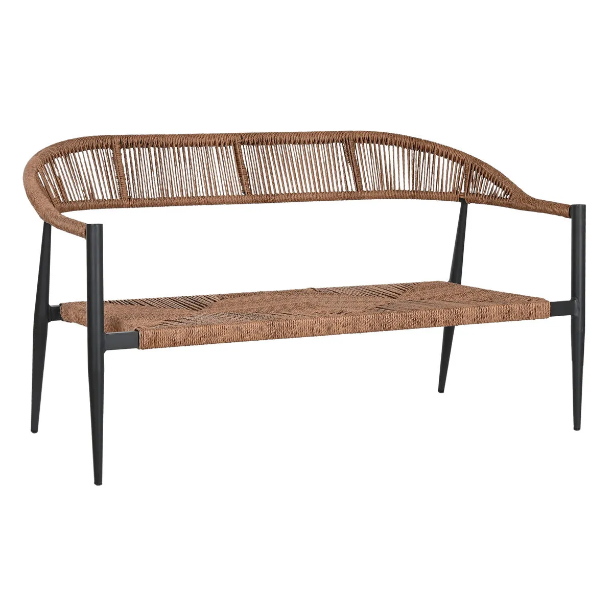 Divano da Giardino Home ESPRIT Alluminio 131 x 55 x 76 cm