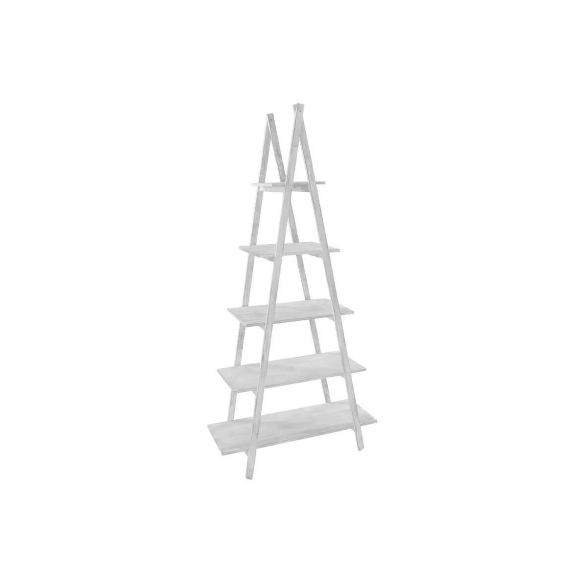 Scaffale Home ESPRIT Bianco Pino Legno MDF 80 x 34 x 157 cm