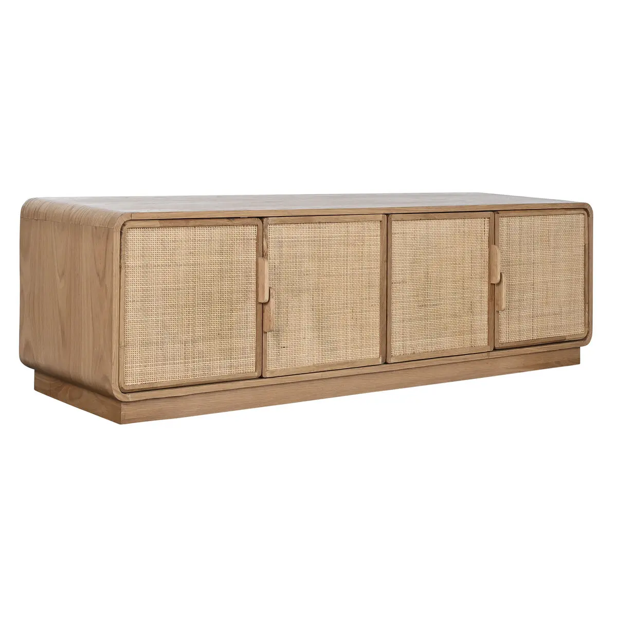 Mobile TV Home ESPRIT Naturale Rattan Rovere 157 x 40 x 46 cm