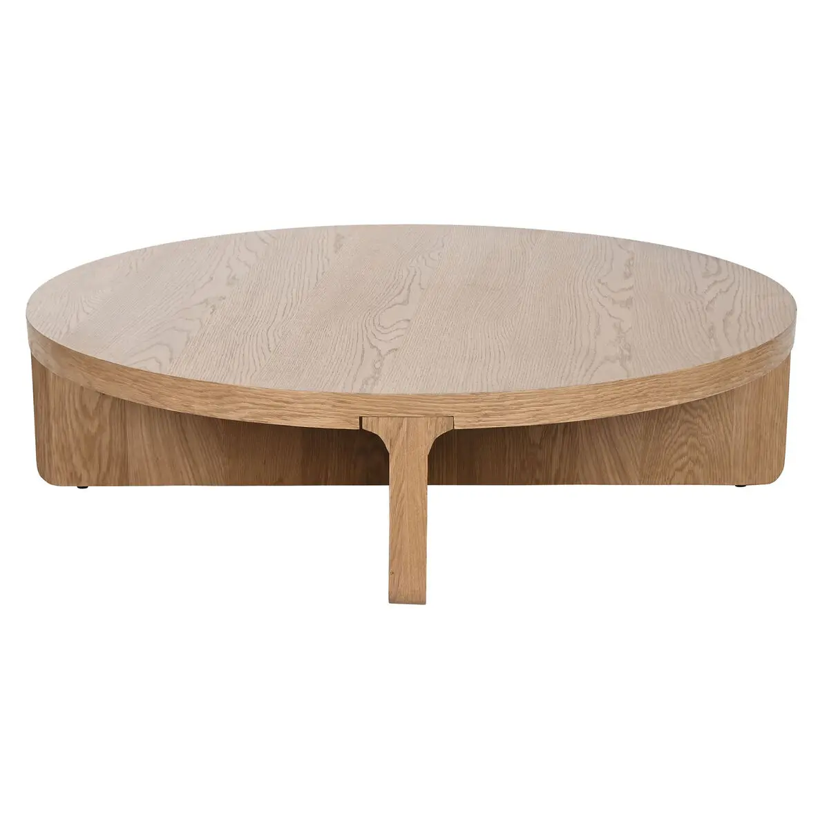 Tavolino da Caffè Home ESPRIT Naturale legno di rovere 121 x 121 x 32 cm