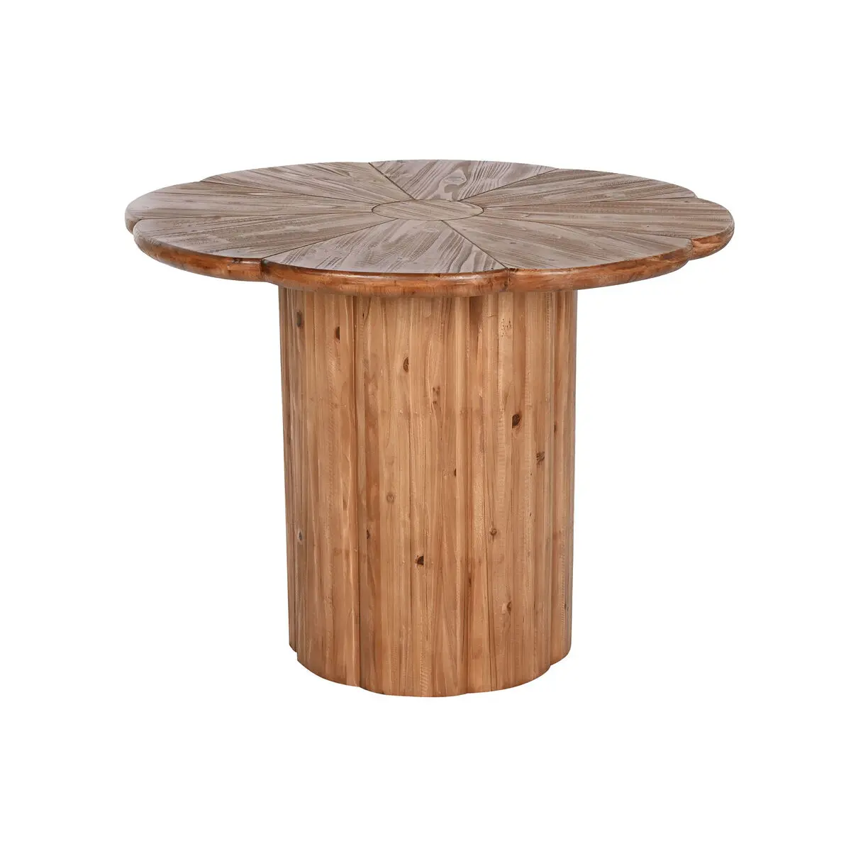 Tavolo da Pranzo Home ESPRIT Naturale Legno 100 x 100 x 77 cm