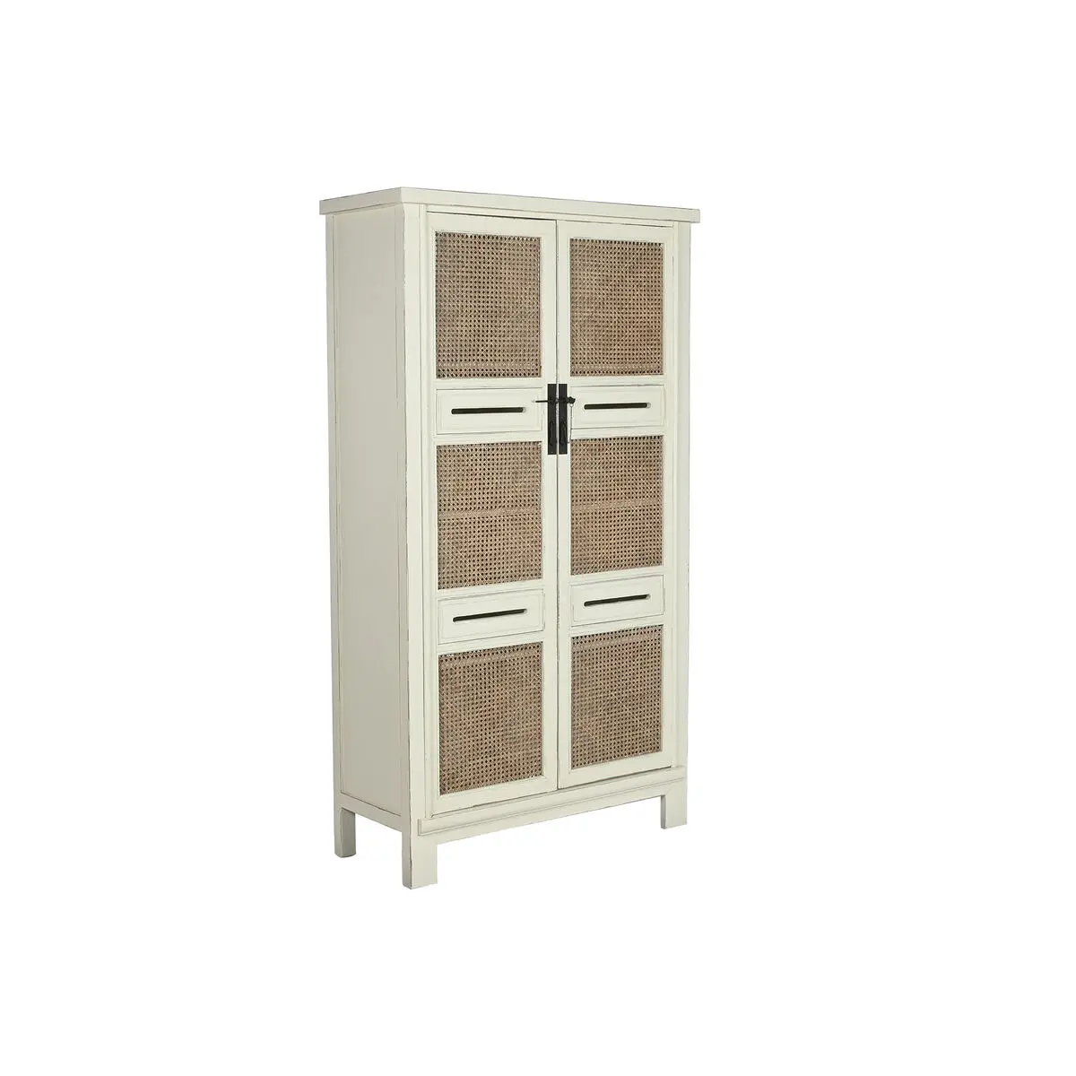 Armadio Home ESPRIT Bianco Naturale 105 x 42 x 188 cm