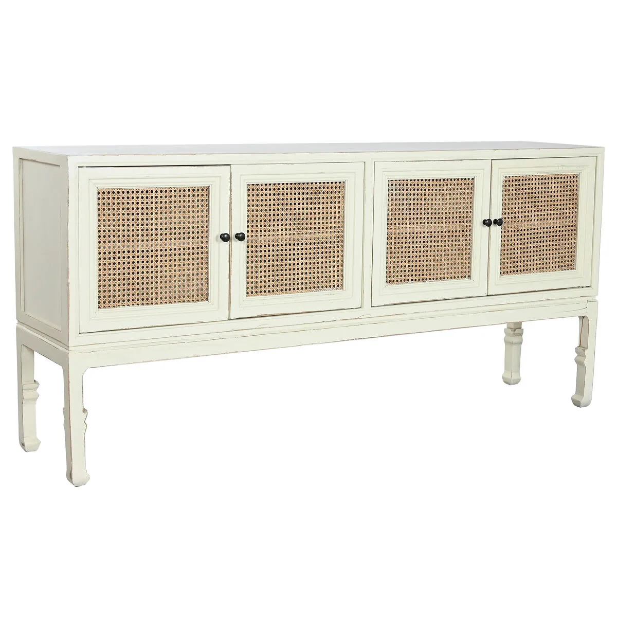 Credenza Home ESPRIT Bianco Naturale 180 x 40 x 85 cm