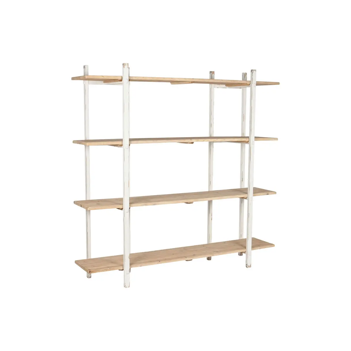 Scaffale Home ESPRIT Bianco Metallo Abete 188 x 42 x 180 cm