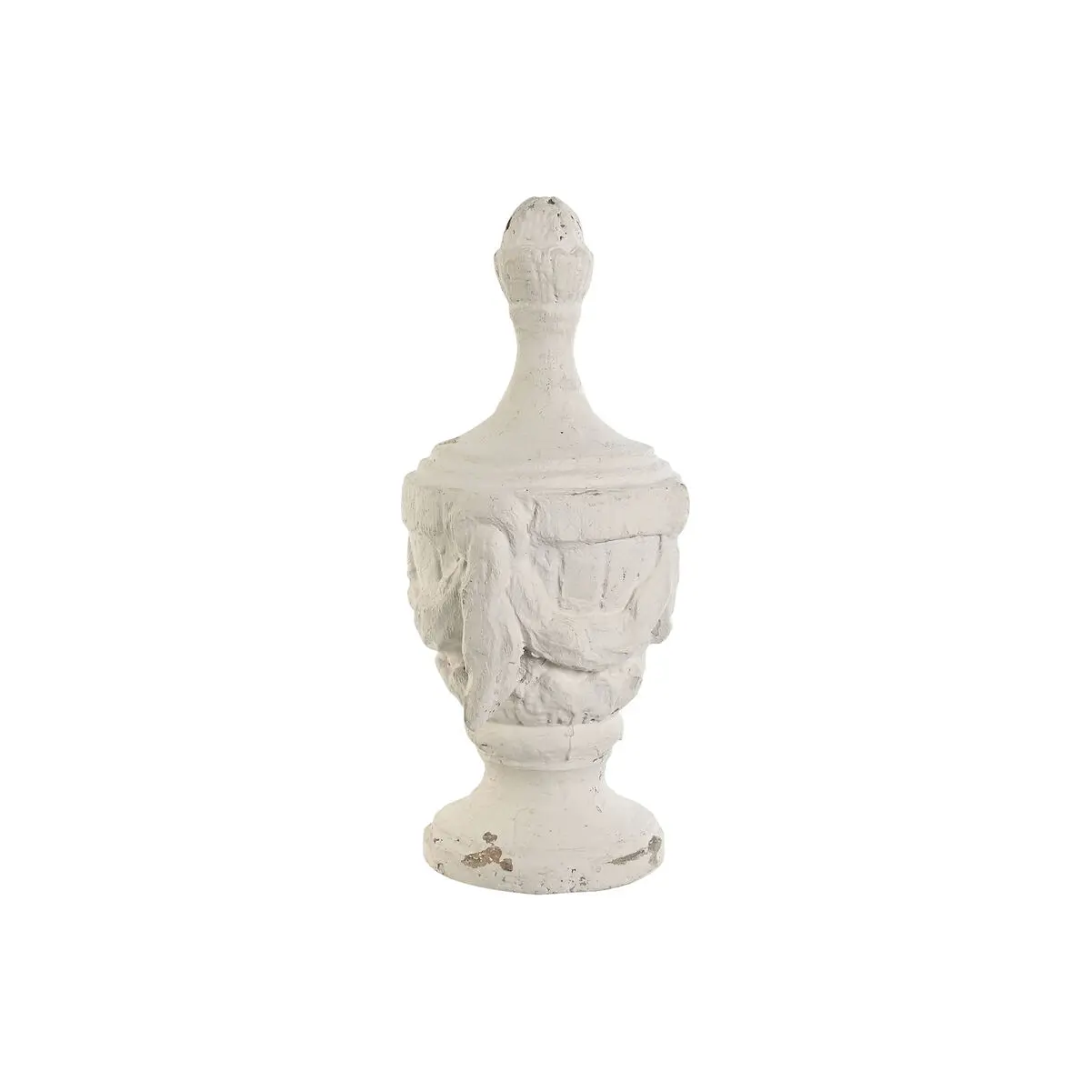 Statua Decorativa Home ESPRIT Bianco Decapaggio 23 x 23 x 51 cm