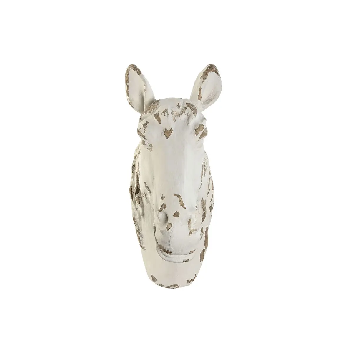 Decorazione da Parete Home ESPRIT Bianco Cavallo Decapaggio 58 x 25 x 43 cm