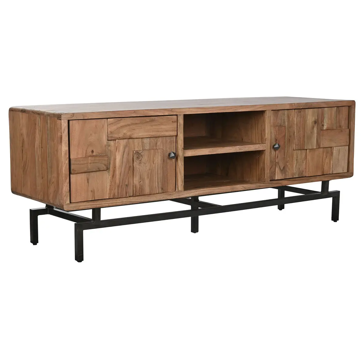 Mobile TV Home ESPRIT Marrone Metallo Acacia 148 x 45 x 55 cm