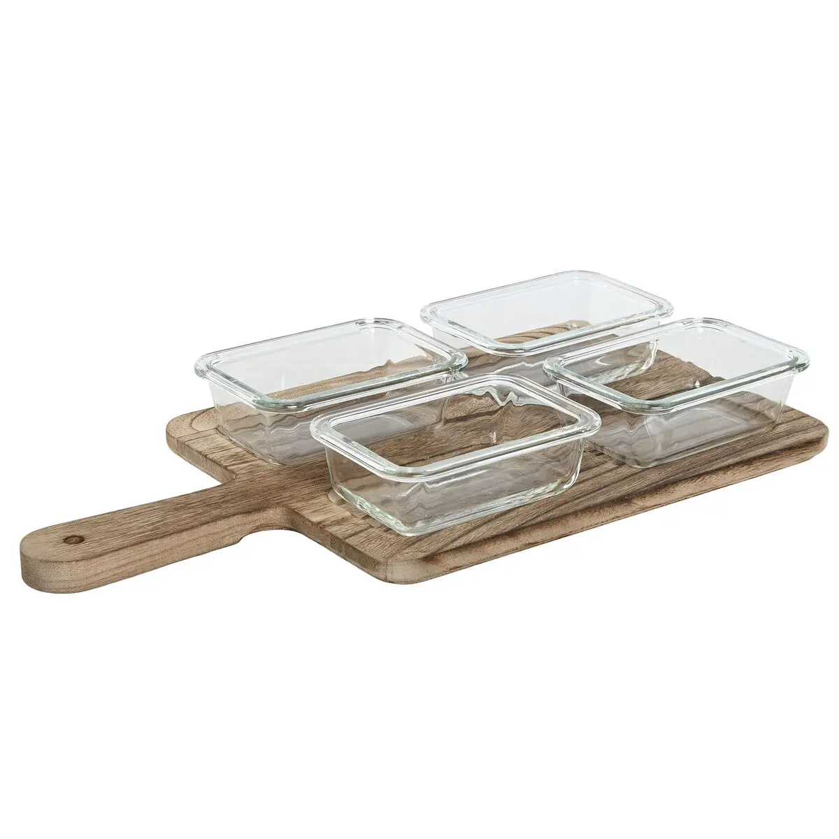 Vassoio per aperitivi Home ESPRIT Naturale 350 ml 39,5 x 20 x 5 cm