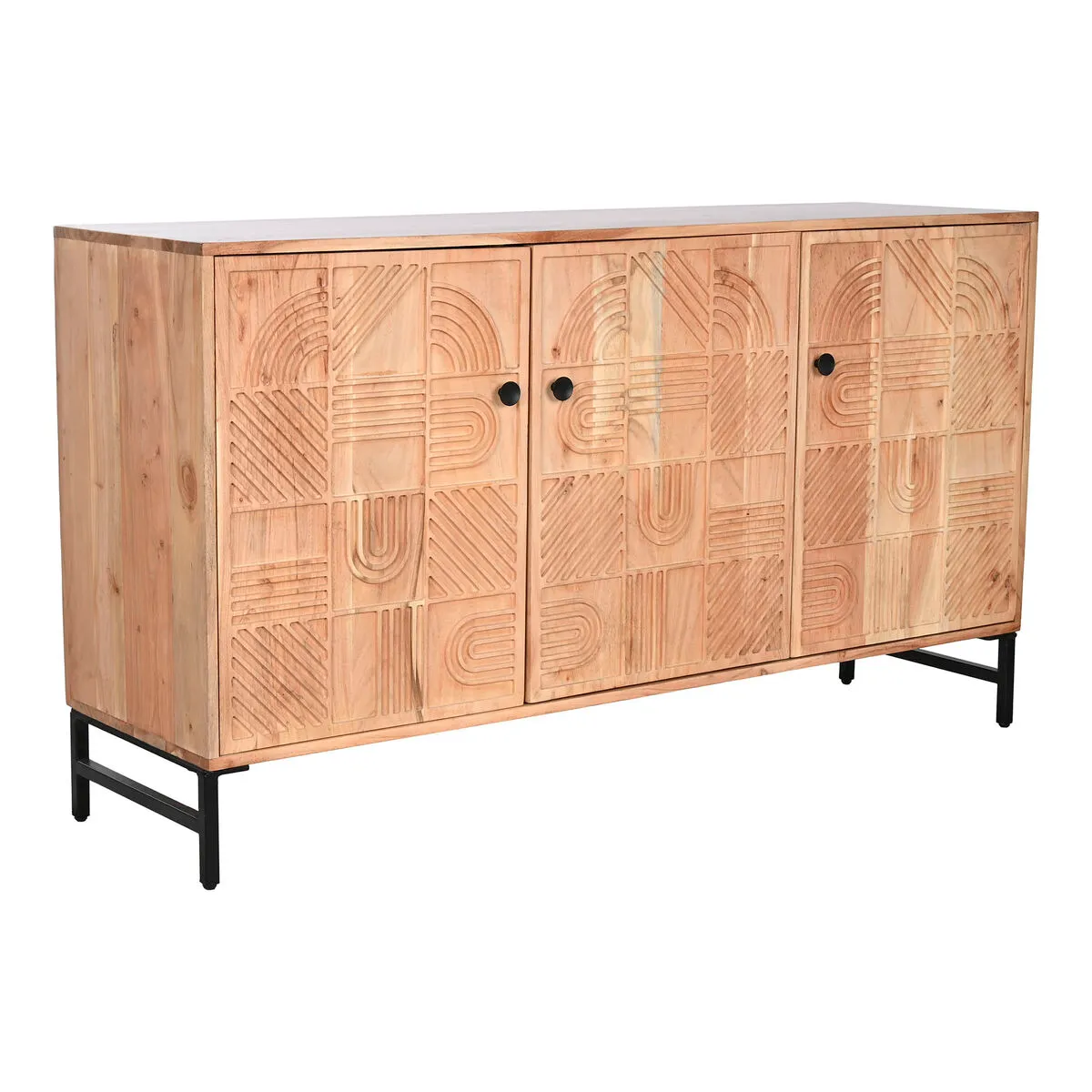 Credenza Home ESPRIT Marrone Nero 145 x 40 x 80 cm