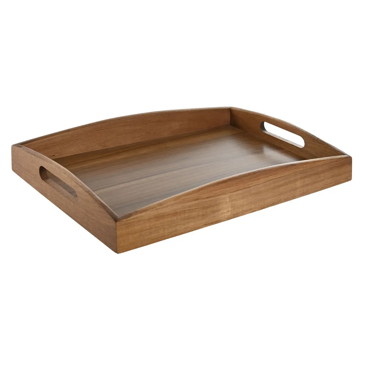 Vassoio Home ESPRIT Naturale Acacia 39,5 x 25,5 x 5,5 cm