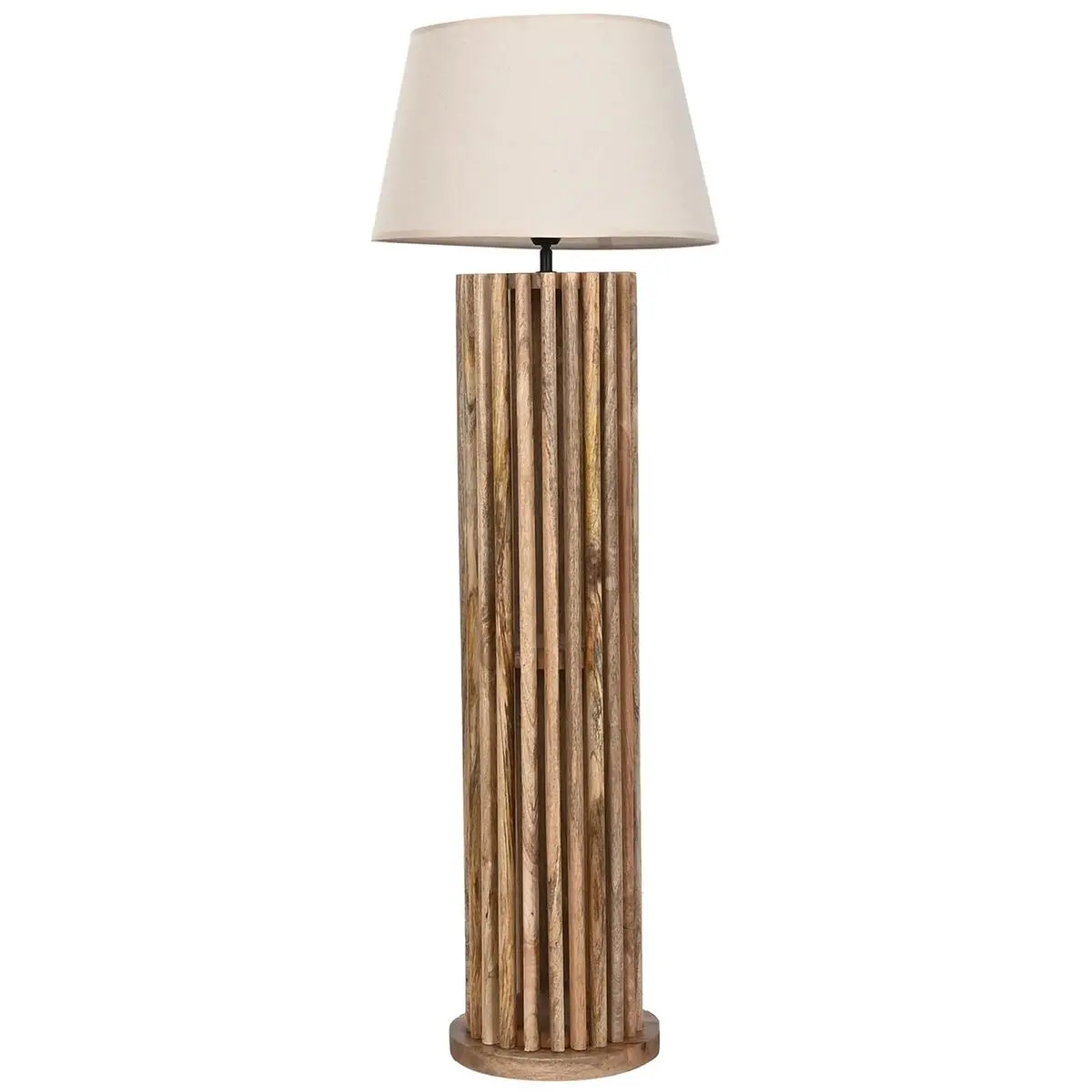 Lampada da Terra Home ESPRIT Marrone Legno di mango 220 V 25 x 25 x 102 cm