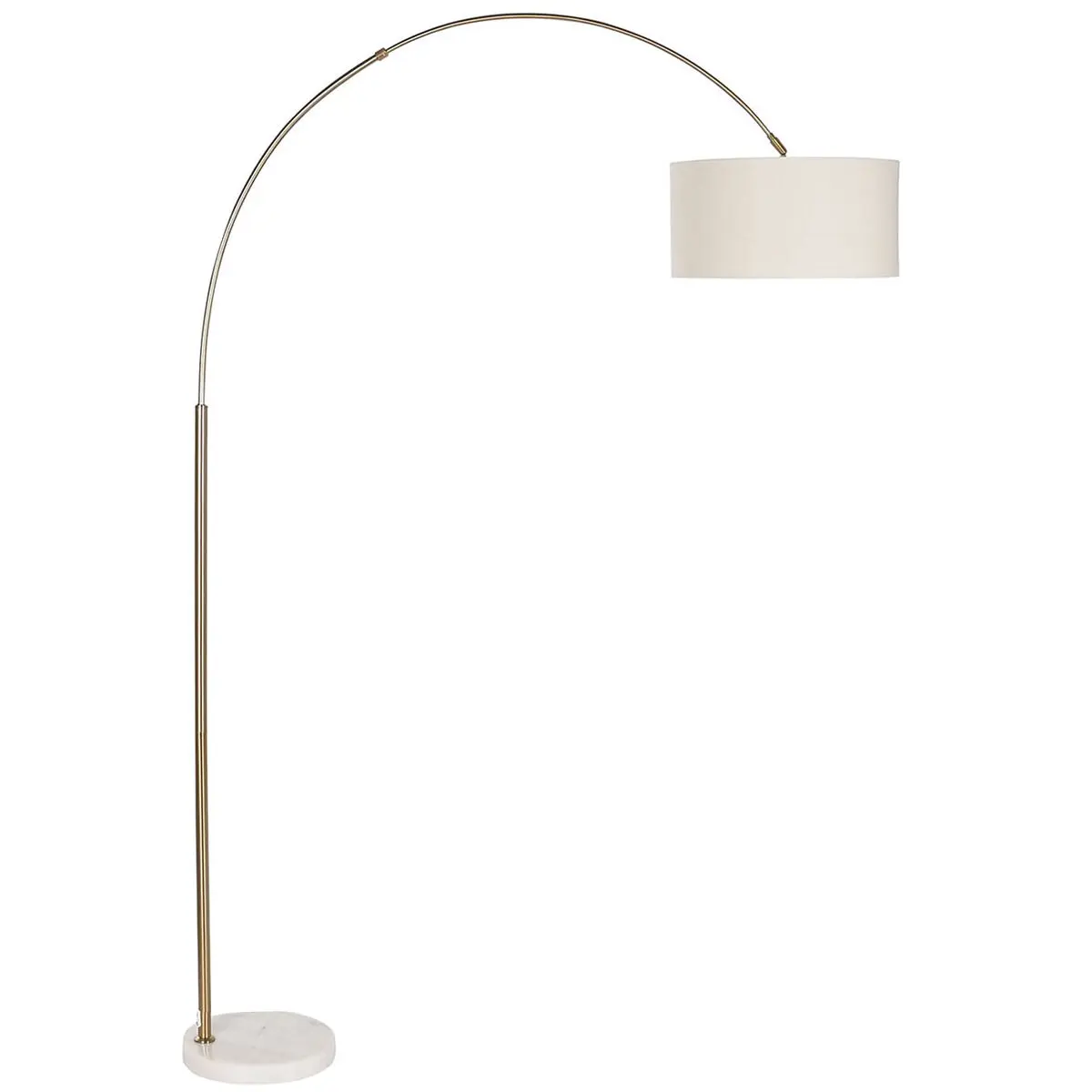 Lampada da Terra Home ESPRIT Bianco Beige Dorato 126 x 40 x 193 cm