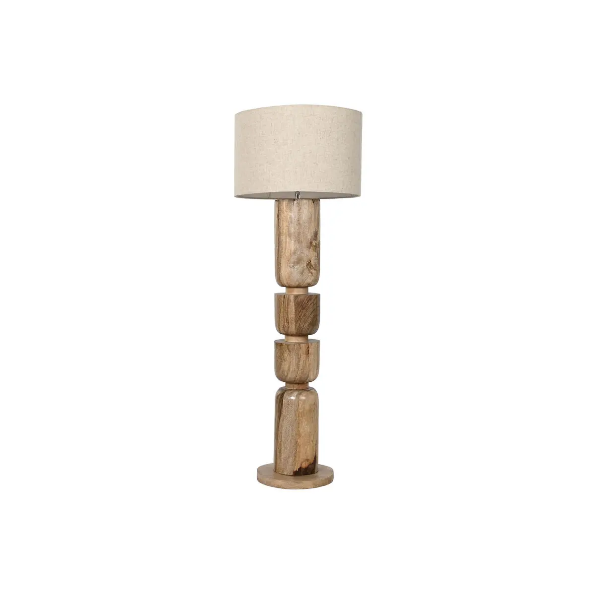 Lampada da Terra Home ESPRIT Beige Naturale 220 V 40 x 40 x 116 cm