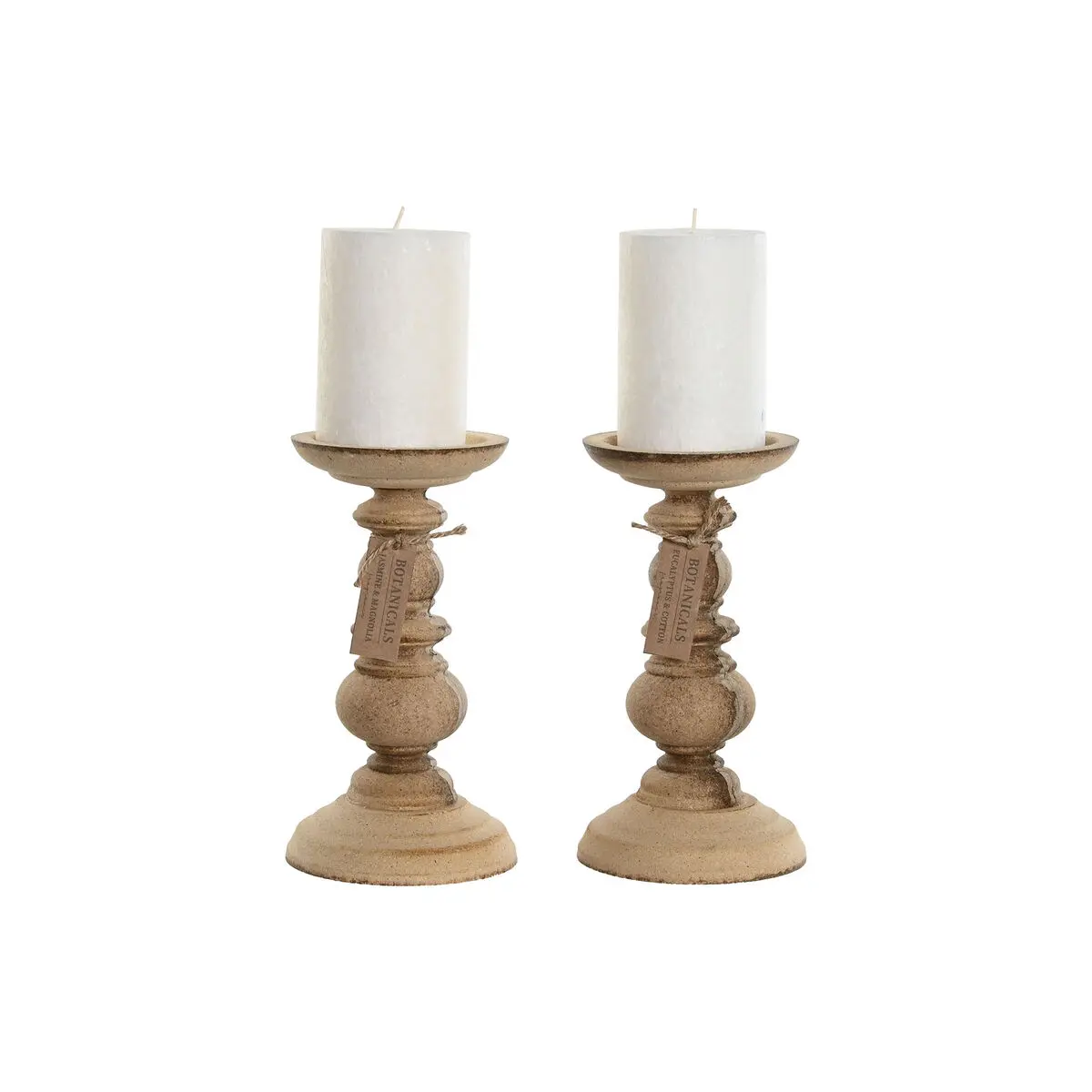 Set di Candele Home ESPRIT Romantico 300 g (2 Unità)