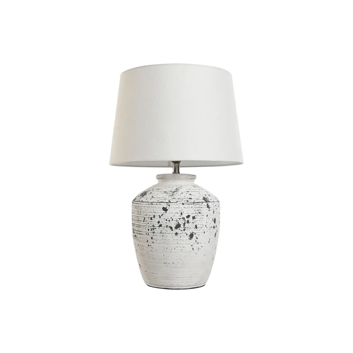 Lampada da tavolo Home ESPRIT Bianco Nero Ceramica 50 W 220 V 36 x 36 x 58 cm