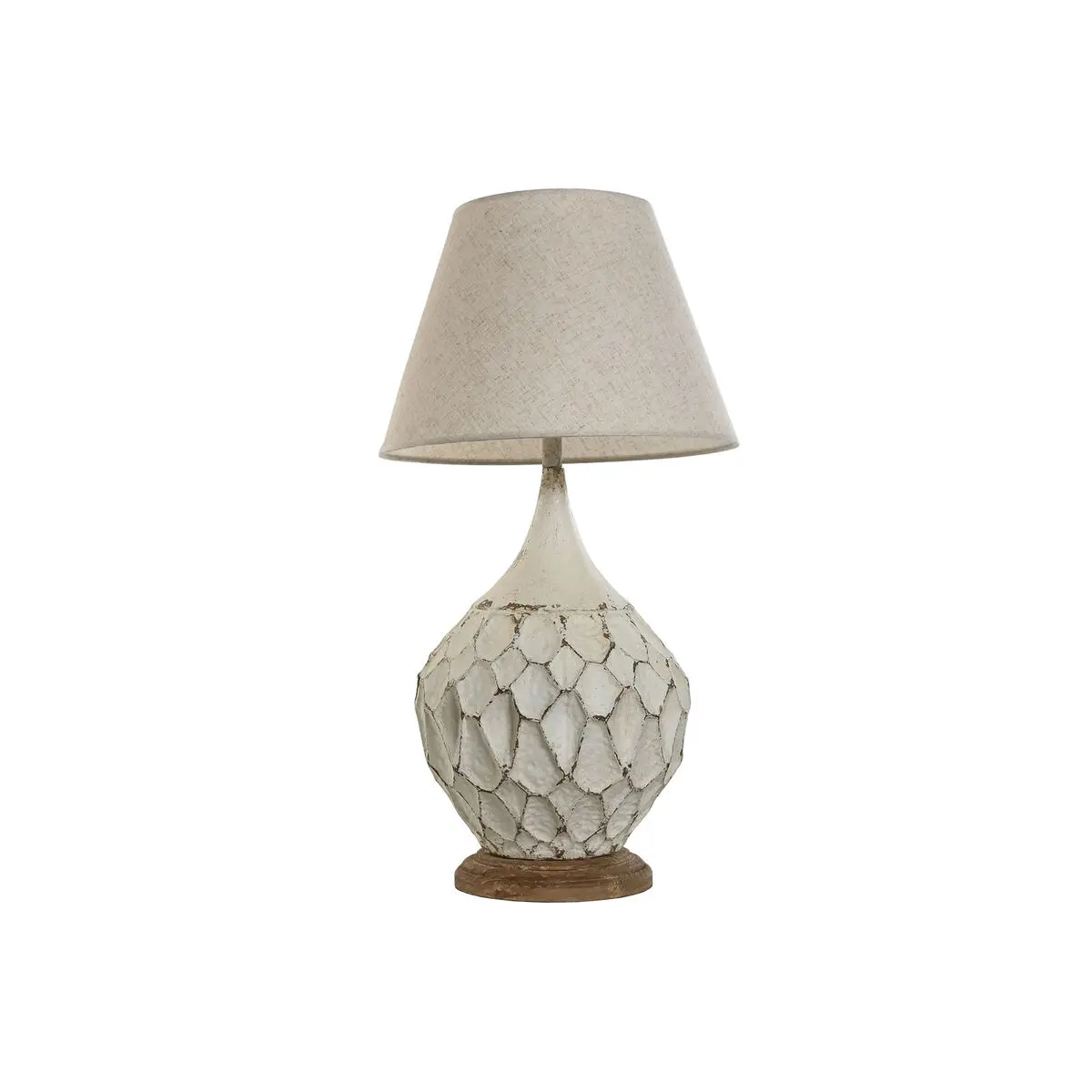 Lampada da tavolo Home ESPRIT Bianco Metallo 50 W 220 V 40 x 40 x 81 cm