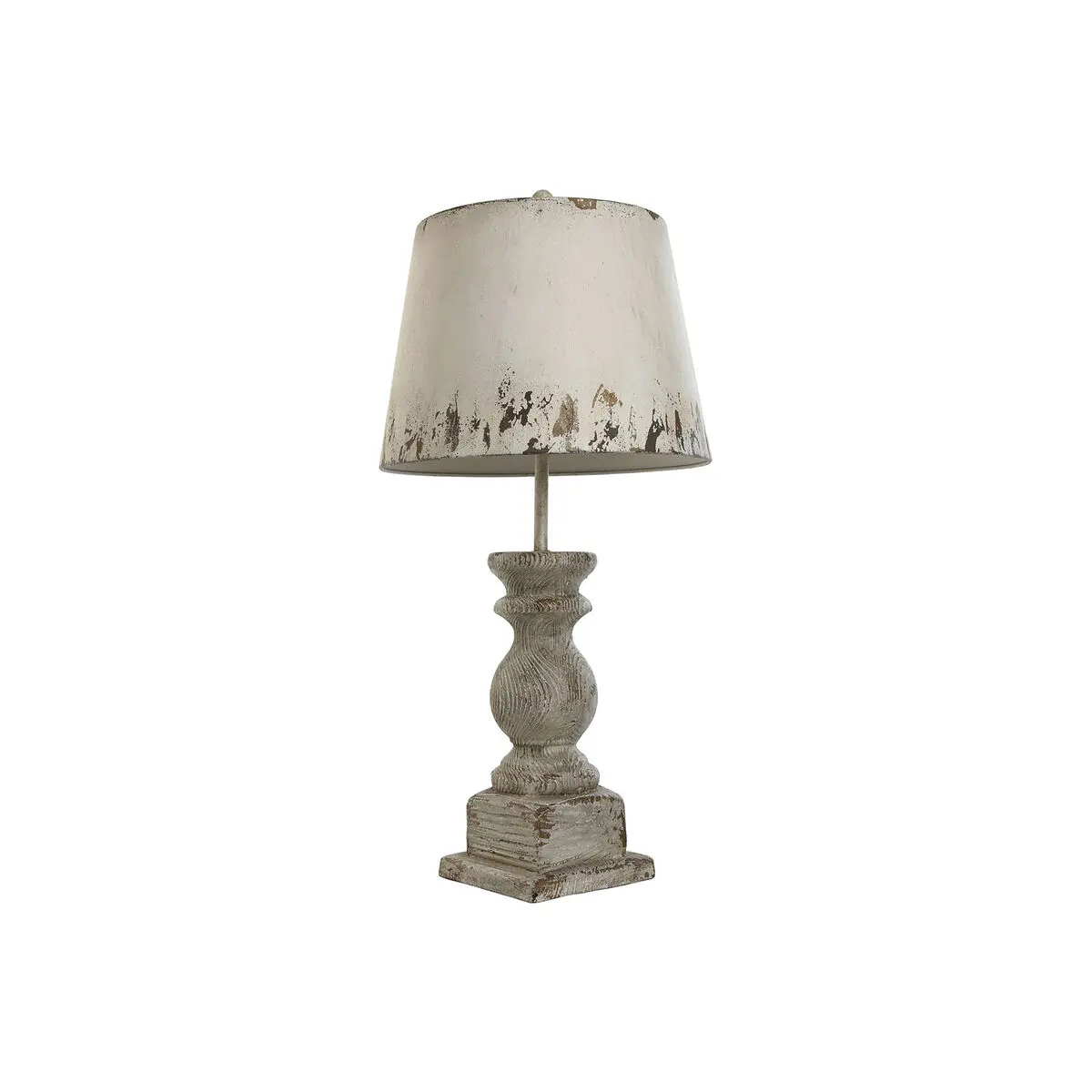 Lampada da tavolo Home ESPRIT Bianco Metallo Abete 50 W 220 V 40 x 40 x 83 cm