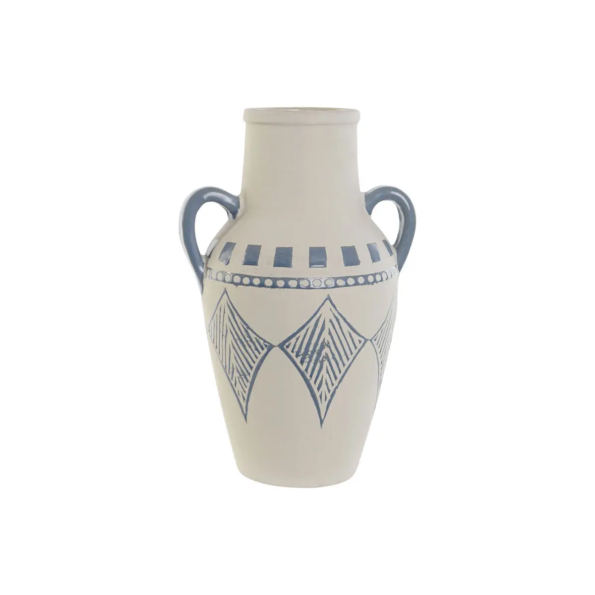 Vaso Home ESPRIT Azzurro Marrone Ceramica Mediterraneo 22 x 18 x 36,5 cm 22 x 18 x 35 cm