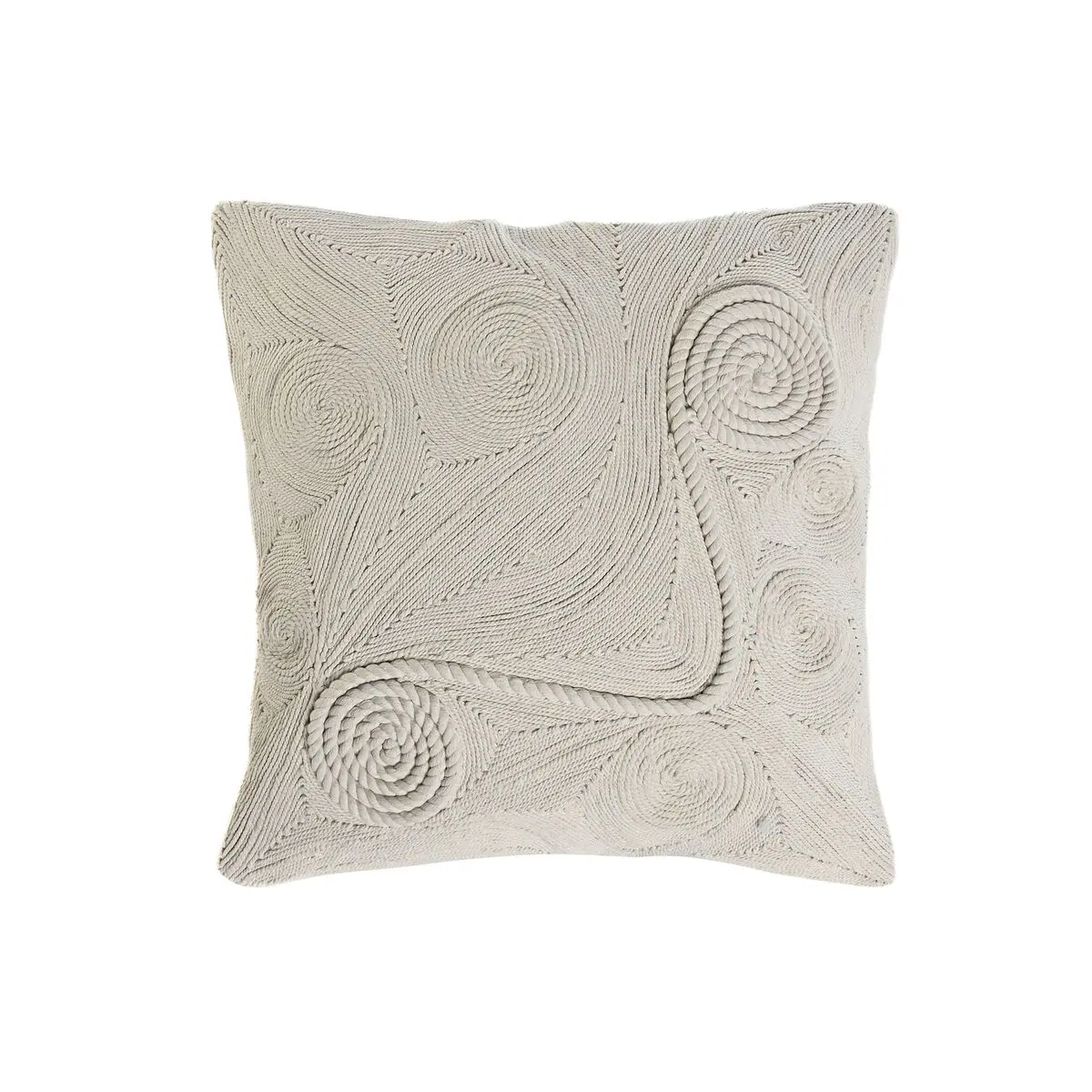 Cuscino Home ESPRIT Bianco Boho 45 x 45 cm