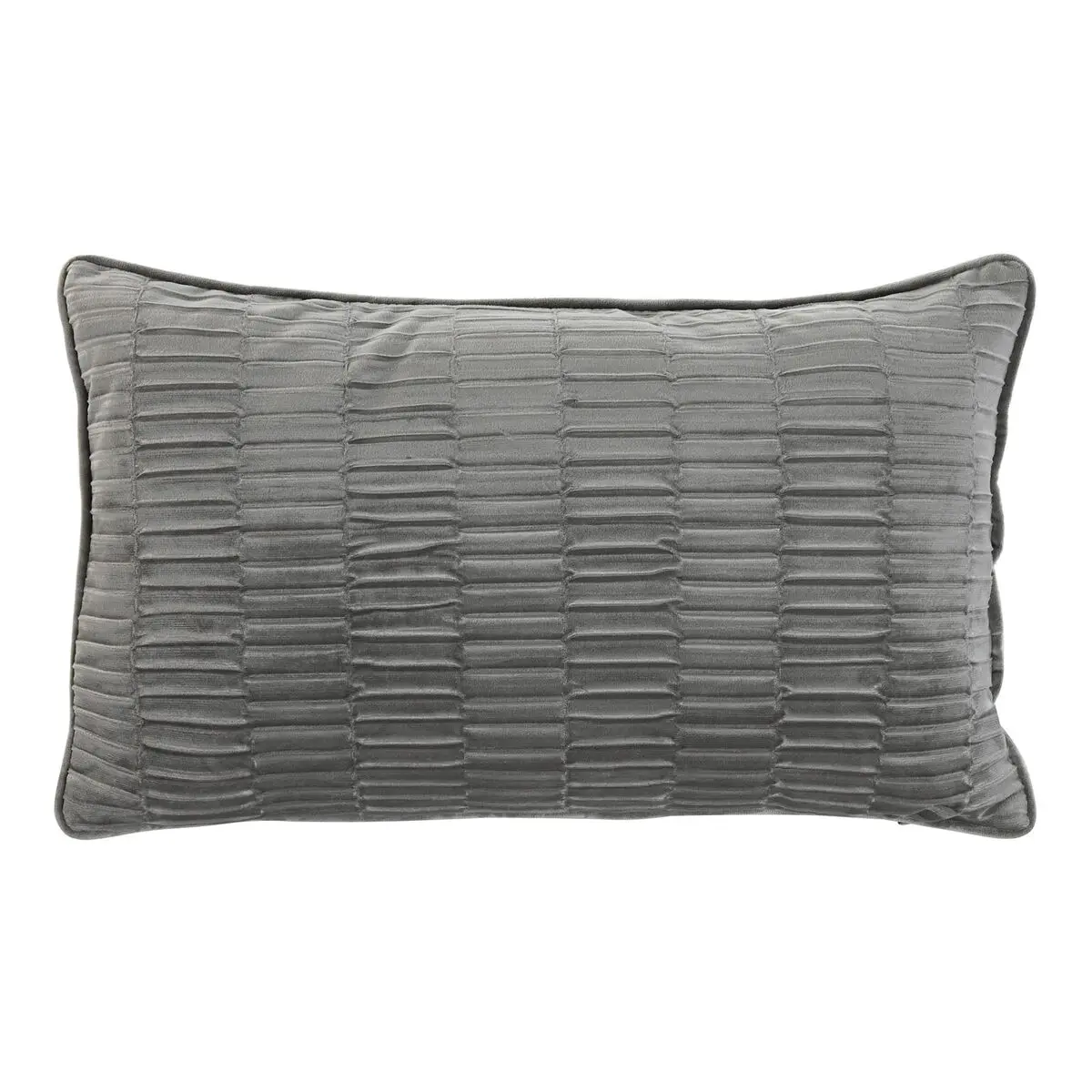 Cuscino Home ESPRIT Grigio chiaro 50 x 30 cm