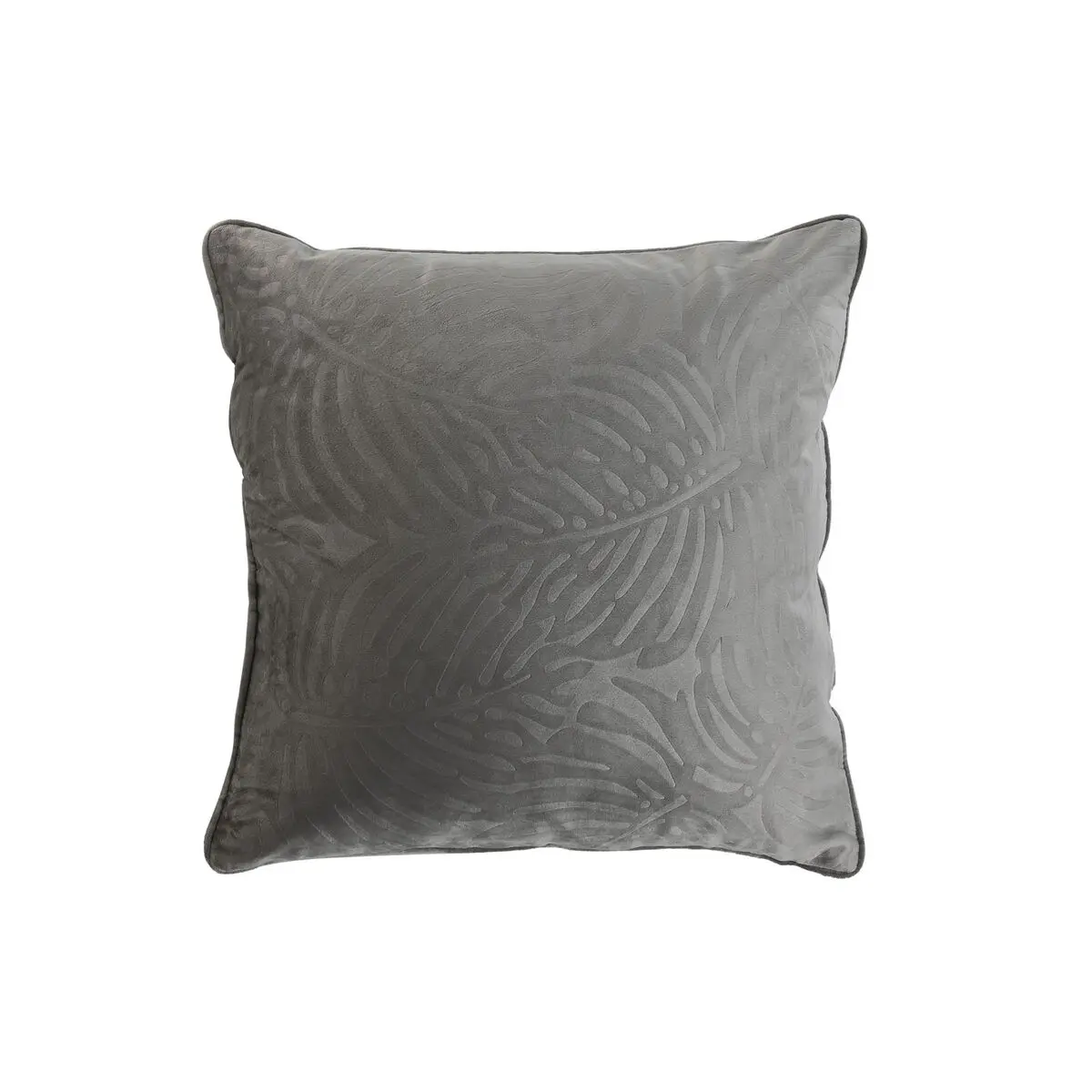 Cuscino Home ESPRIT Grigio chiaro 45 x 45 cm