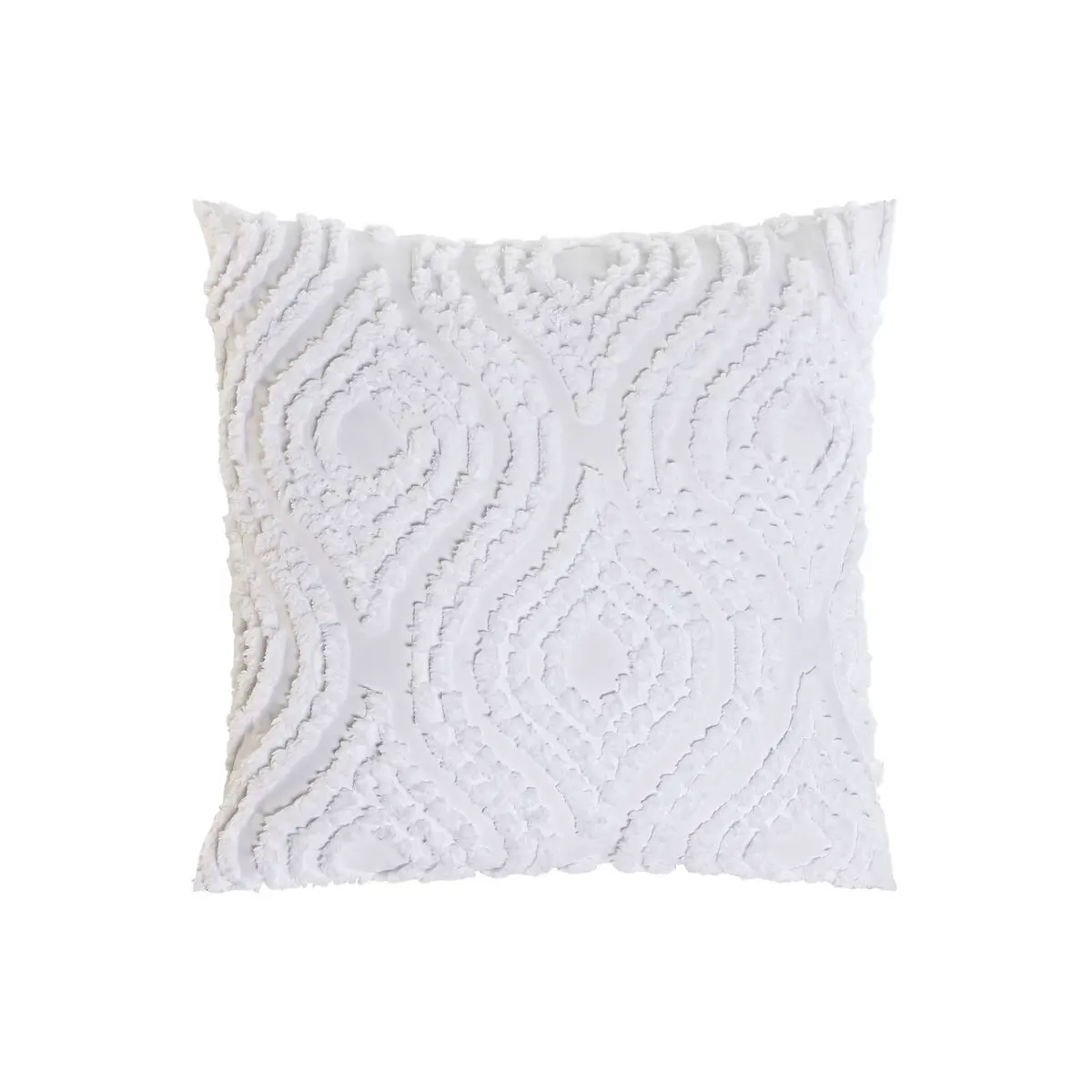 Cuscino Home ESPRIT Bianco 60 x 60 cm