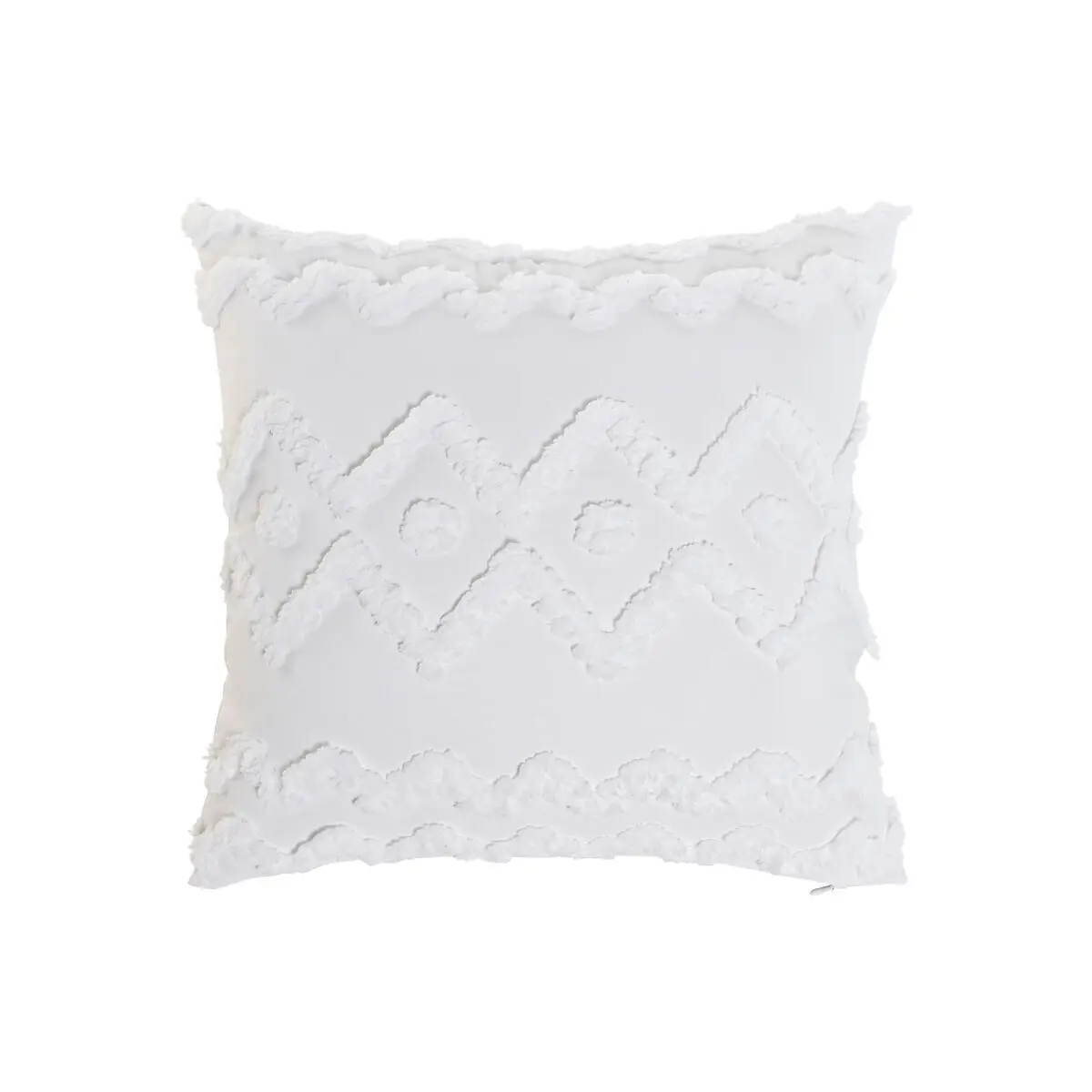 Cuscino Home ESPRIT Bianco 45 x 45 cm