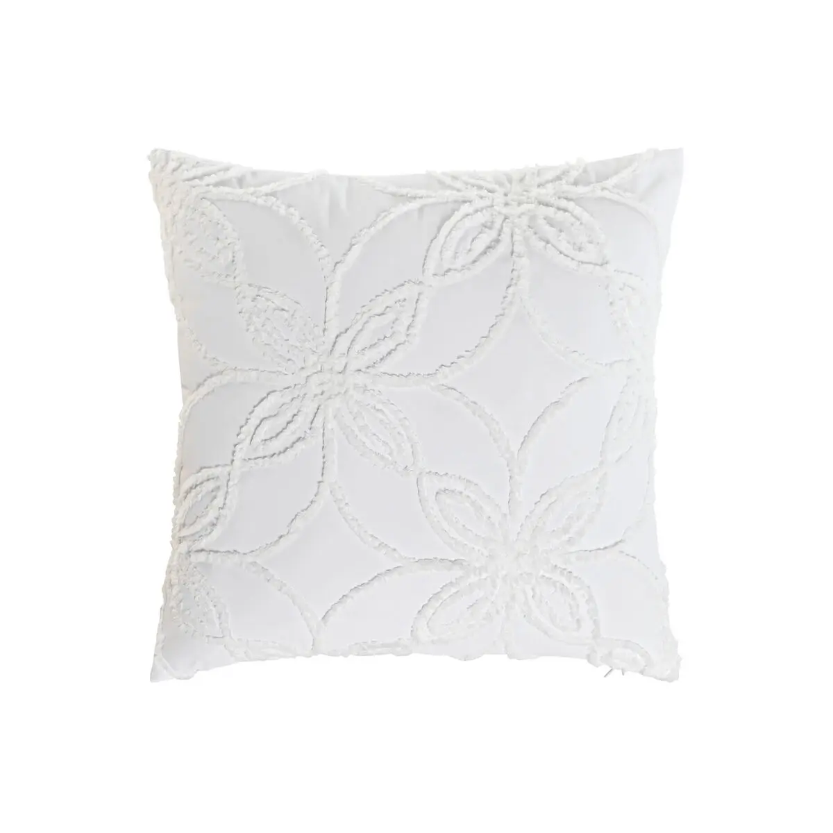 Cuscino Home ESPRIT Bianco 45 x 45 cm