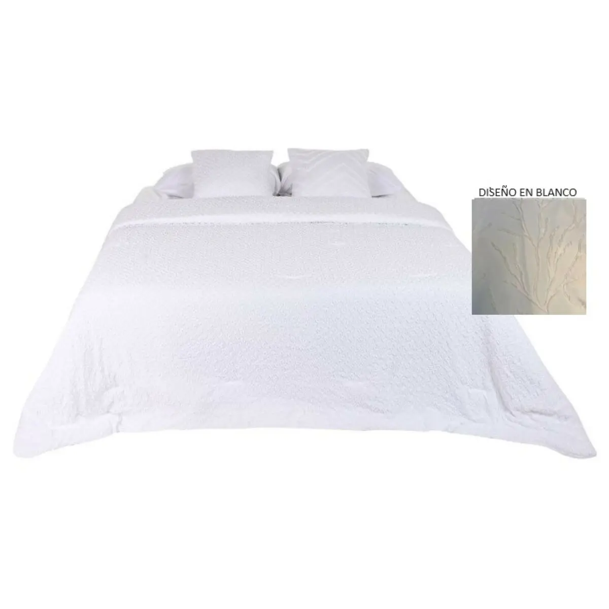 Trapunta Home ESPRIT Bianco 180 x 260 cm