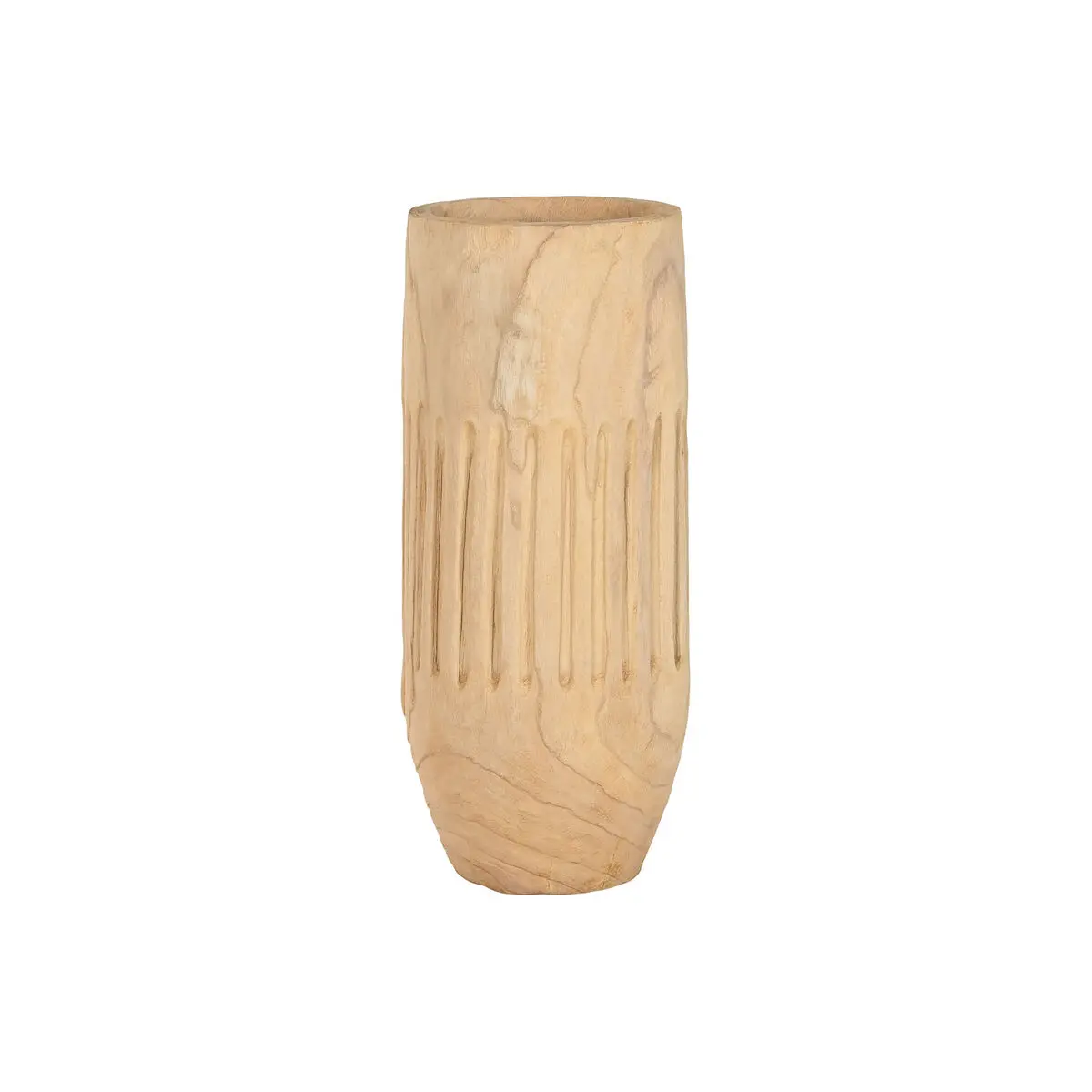 Vaso Home ESPRIT Naturale Legno di paulownia 32 x 32 x 69 cm