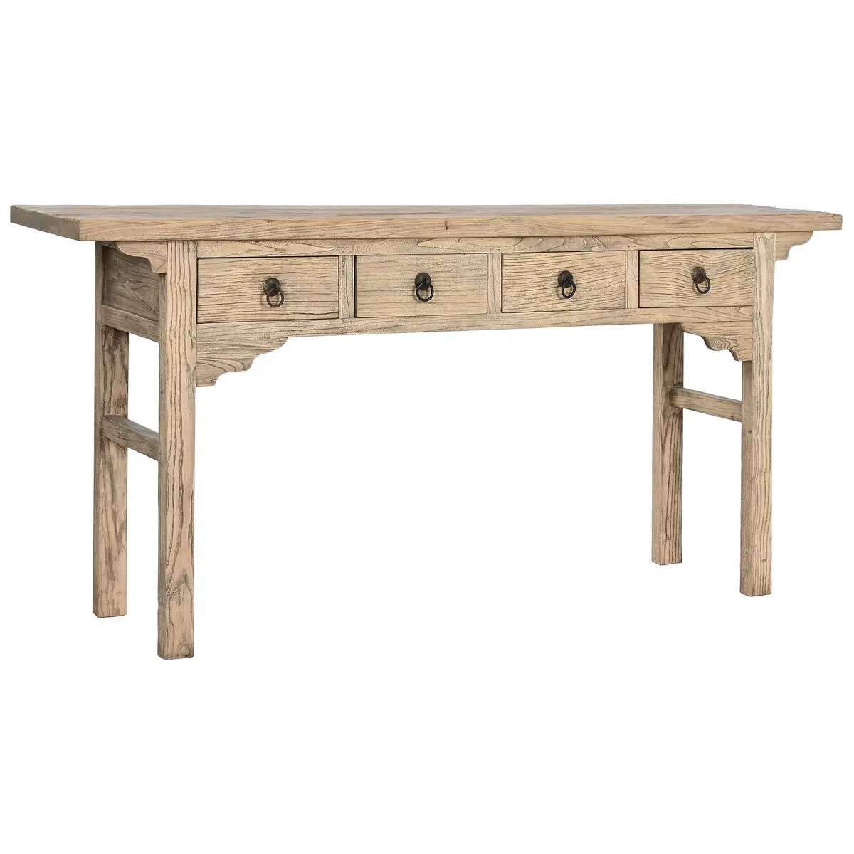 Console Home ESPRIT Giallo Legno di olmo 177 x 38 x 85 cm