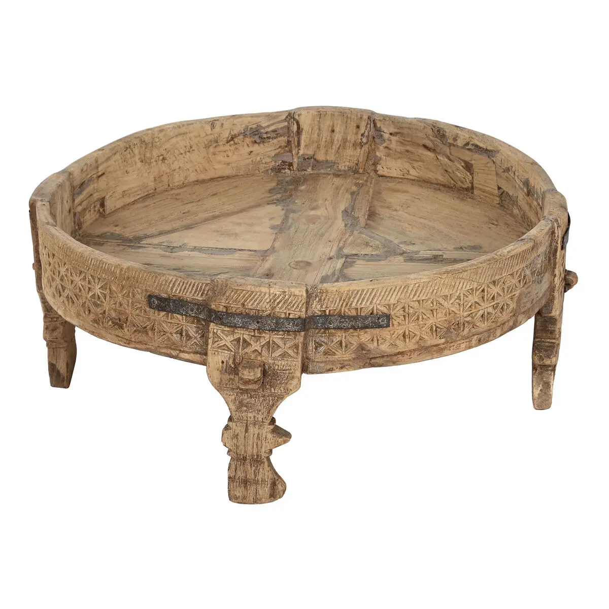 Tavolo aggiuntivo Home ESPRIT Legno 65 x 65 x 26 cm